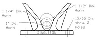 Bronze Tank Saddle Dimensions